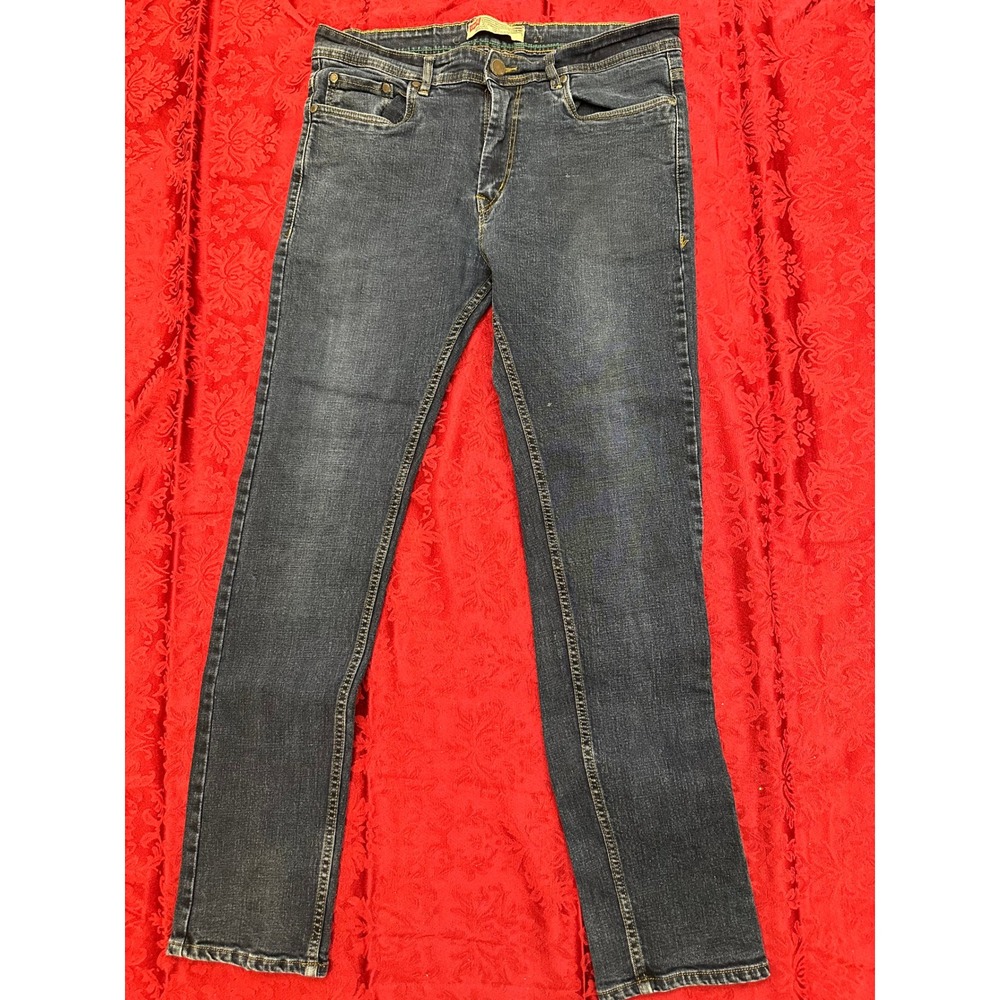 Levis 511 Slim Jeans Women 28x30 Dark Wash Stretch Denim Mid-Rise